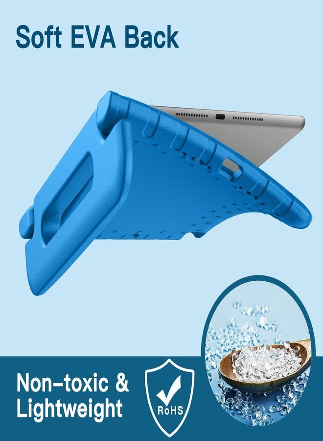 JETech Kids Case for iPad 10.2 Inch (9th/8th/7th Generation, 2021/2020/2019), iPad Air 3 10.5 (3rd Gen, 2019) and iPad Pro 10.5 2017, Shockproof Lightweight Tablet Cover with Handle Stand (Blue) - Image 4